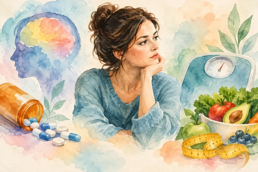 Antidepressivo engorda? Entenda os efeitos no peso