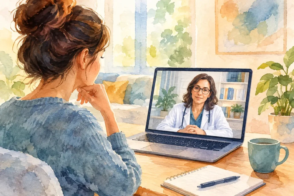 Como escolher psiquiatra online com segurança